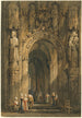 Interior of a cathedral - Samuel Prout — artwork view