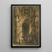 Interior of a cathedral - Samuel Prout — framed artwork on a wall