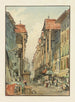 Street scene painting in Geneva - Samuel Prout — artwork view