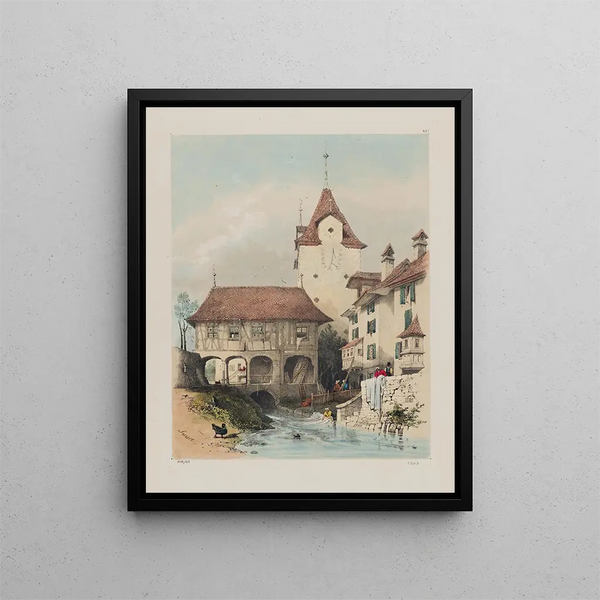 Sursee Painting - Samuel Prout — framed artwork on a wall