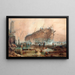 Shipwreck of an Indiaman - Samuel Prout — framed artwork on a wall