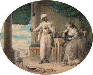Othello and Desdemona in Venice - Samuel Shelley — artwork view