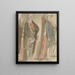 Pairs dans leurs robes - Samuel Shelley — framed artwork on a wall