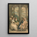 The Prince Rasselas and his sister conversing in their summer palace on the banks of the Nile - Samuel Shelley — framed artwork on a wall