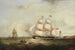 La gazelle entrant dans la Mersey - Samuel Walters — artwork view