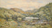 La mare de bruyère sur la rivière Kirkaig Sutherland - Samuel William Oscroft — artwork view