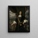 Portrait of Mattheus van den Broucke 1620-1685 Advisor of the Indies - Samuel van Hoogstraten — framed artwork on a wall