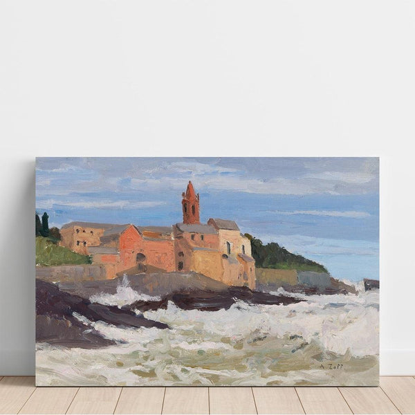 Reproduction of the painting San Giuliano in Genoa - Alfred Zoff