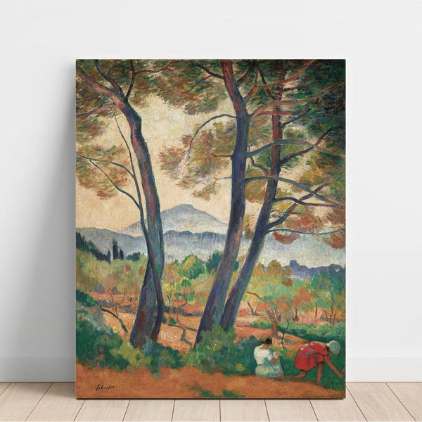 Reproduction of the painting Sanary Painting, View of Cap Sicié - Henri Lebasque