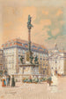 The Flower Market at the Court - Sándor Kozeluh — artwork view