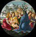 La Madone adorant l'Enfant avec cinq anges - Sandro Botticelli — artwork view