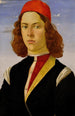 Portrait of a Young Man - Sandro Botticelli — artwork view