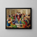 La Descente du Saint-Esprit - Sandro Botticelli — framed artwork on a wall