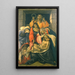 La Lamentation sur le Christ mort - Sandro Botticelli — framed artwork on a wall