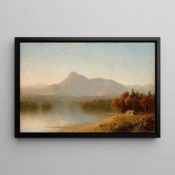Mountain Landscape Painting - Sanford Robinson Gifford — framed artwork on a wall