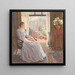 Untitled Painting The Living Room - Myra Louisa Bunce — framed artwork on a wall