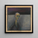 Untitled Painting, self-portrait - Karl Wiener — framed artwork on a wall