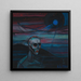 Untitled Painting by Die 150 Blätter II - Karl Wiener — framed artwork on a wall