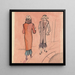 Untitled Two Women II - Karl Wiener — framed artwork on a wall