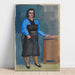Reproduction of the painting Untitled Painting (woman in blue blouse and black dress) - Karl Wiener