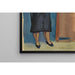 Reproduction of the painting Untitled Painting (woman in blue blouse and black dress) - Karl Wiener
