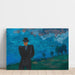 Reproduction of the painting Untitled Painting (man in a black suit and hat in a landscape) - Karl Wiener