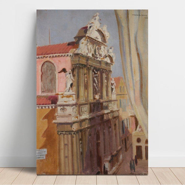 Reproduction of the painting Santa Maria Zobenigo, Venice - Maurice Denis