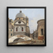 Santa Maria dei Miracoli et Santa Maria Nova - Ippolito Caffi — framed artwork on a wall
