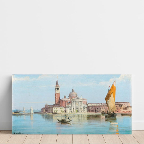 Reproduction of the painting Santa Maria della Salute, Venice - Antonietta Brandeis