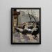 Park in Paris - Santeri Salokivi — framed artwork on a wall