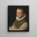 Portrait of a Young Boy - Santi di Tito — framed artwork on a wall