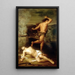 The Death of Abel - Santiago Rebull — framed artwork on a wall