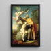 The Sacrifice of Isaac - Santiago Rebull — framed artwork on a wall