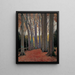 Allée des Platanes - Santiago Rusiñol — framed artwork on a wall