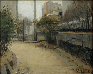Garden of Montmartre - Santiago Rusiñol — artwork view