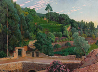 Amphithéâtre vert, vue des jardins de Sa Coma - Santiago Rusiñol — artwork view