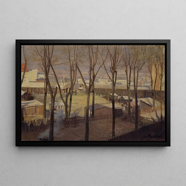 La Butte - Santiago Rusiñol — framed artwork on a wall