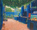 La cour bleue d'Arenys - Santiago Rusiñol — artwork view