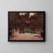 The boarding quay - Santiago Rusiñol — framed artwork on a wall