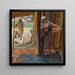 Sarah hears and laughs - James Tissot — framed artwork on a wall