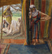 Sarah hears and laughs - James Tissot — artwork view