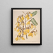 Yellow Painting - Sarah Featon — framed artwork on a wall