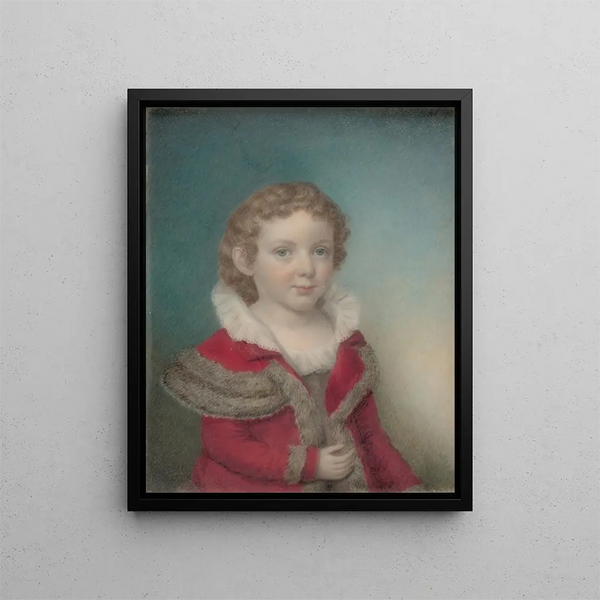 Edward Blake Parkman - Sarah Goodridge — framed artwork on a wall