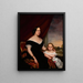 Mother and Child - Sarah Miriam Peale — framed artwork on a wall