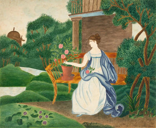 Woman in a Garden - Sarah P Wells — artwork view