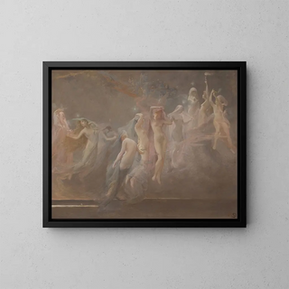 Les Étoiles du Matin - Sarah Paxton Ball Dodson — framed artwork on a wall