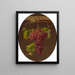 Grappe de raisin suspendue - Sarah Wilhelmina Wenzler — framed artwork on a wall