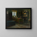 Man in the workshop - Sariusz Henryk Bielski — framed artwork on a wall