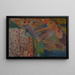 Composition with a nude - Sasza Blonder — framed artwork on a wall