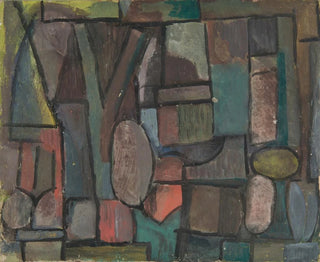 Abstract Composition Painting - Sasza Blonder — artwork view